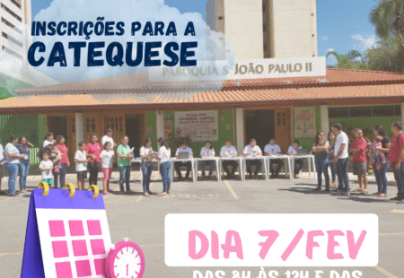 Inscrições para a Catequese – 2026